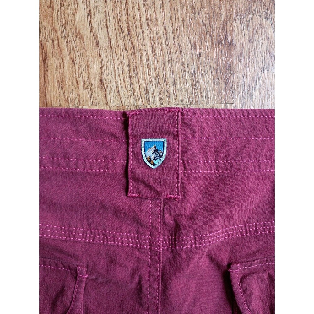 Kuhl Cargo Shorts 8 Burgundy - Picture 6 of 12